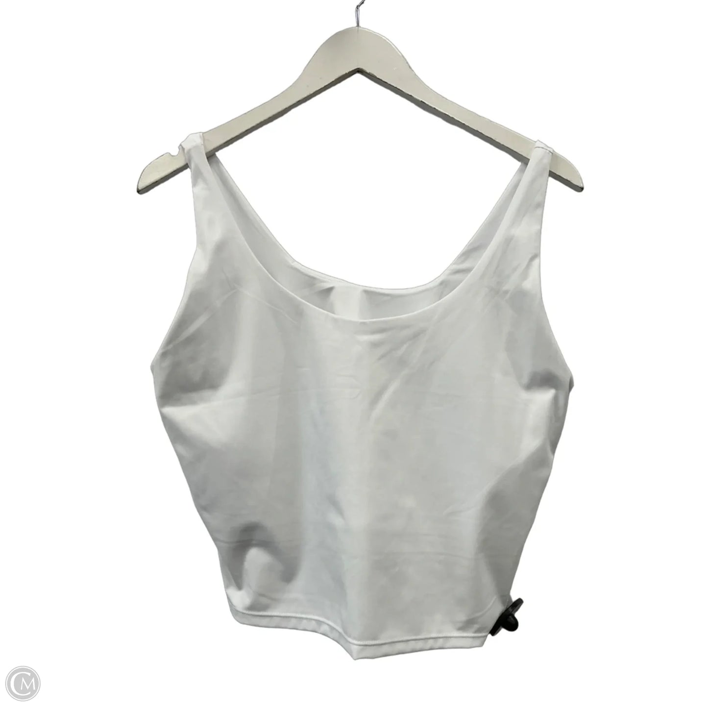 Athletic Tank Top By Clothes Mentor In White, Size: L
