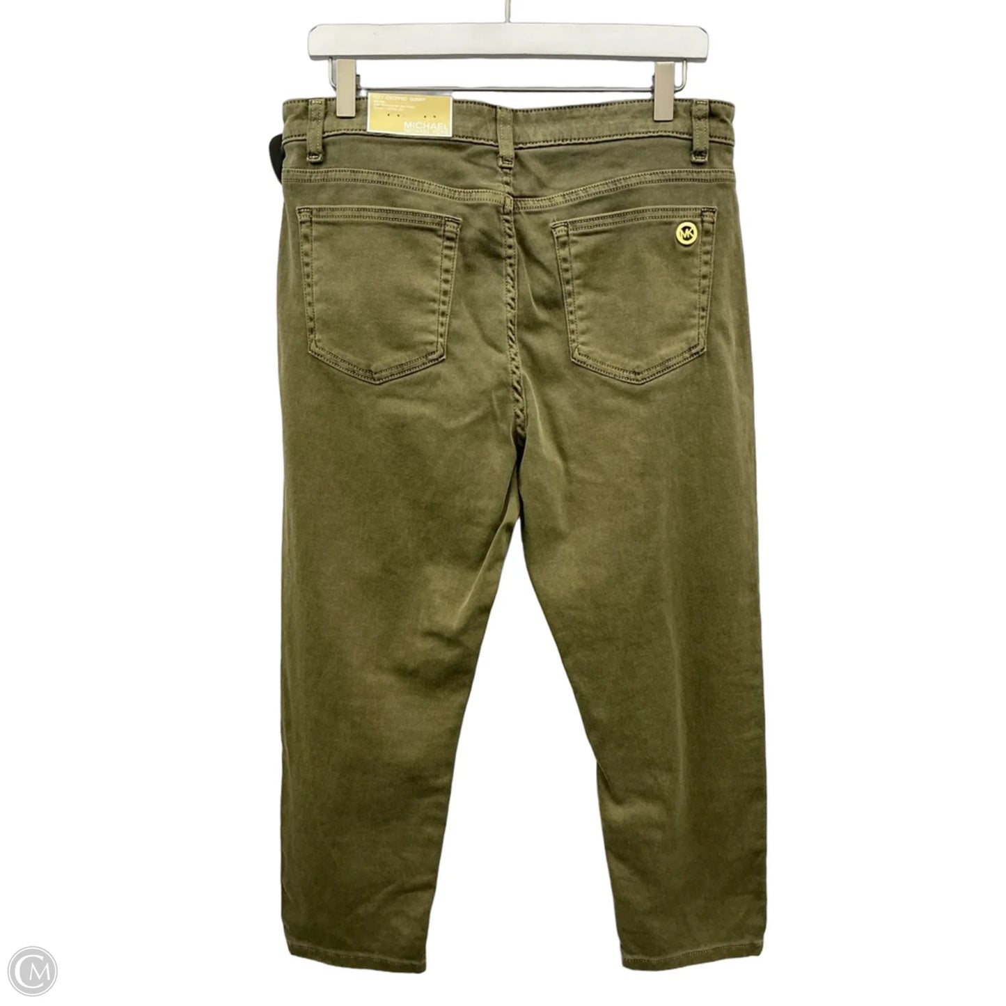 Jeans Cropped By Michael By Michael Kors In Green, Size: 12
