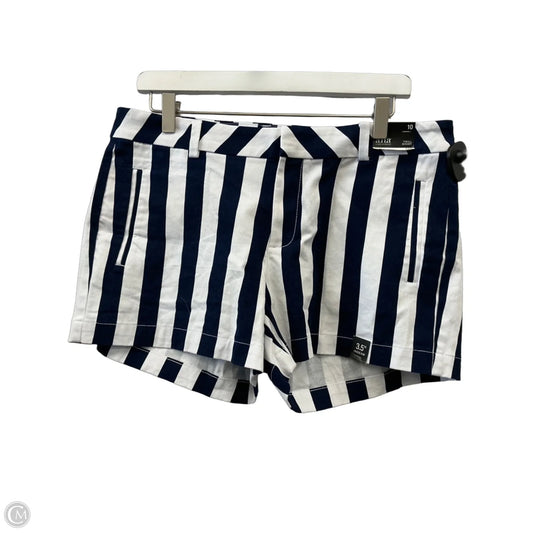 Shorts By Ana In Blue & White, Size: 10