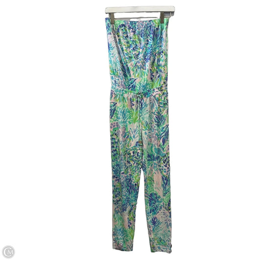 Jumpsuit By Lilly Pulitzer In Green & Purple, Size: Xs