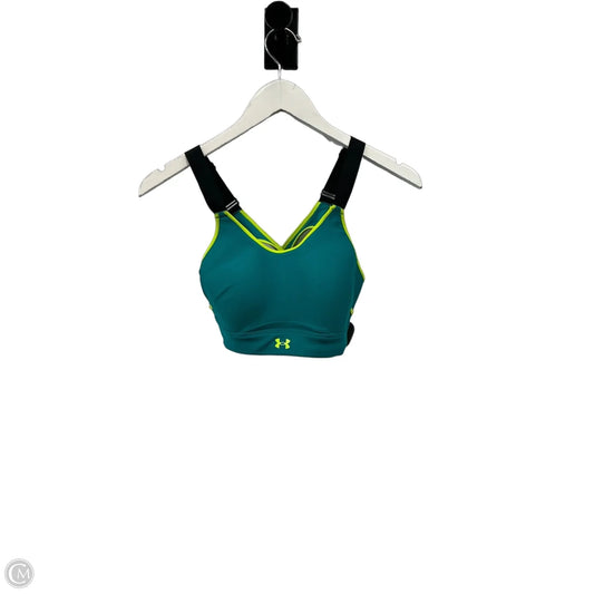 Athletic Bra By Under Armour In Green, Size: M