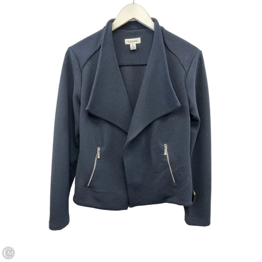 Cardigan By Calvin Klein In Navy, Size: M
