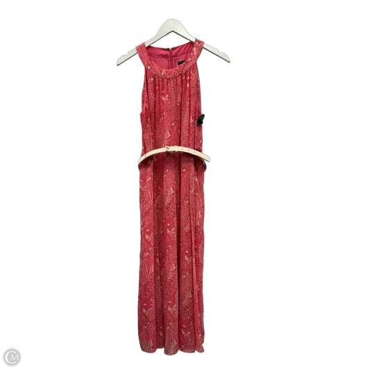 Dress Casual Midi By Tommy Hilfiger In Pink, Size: S
