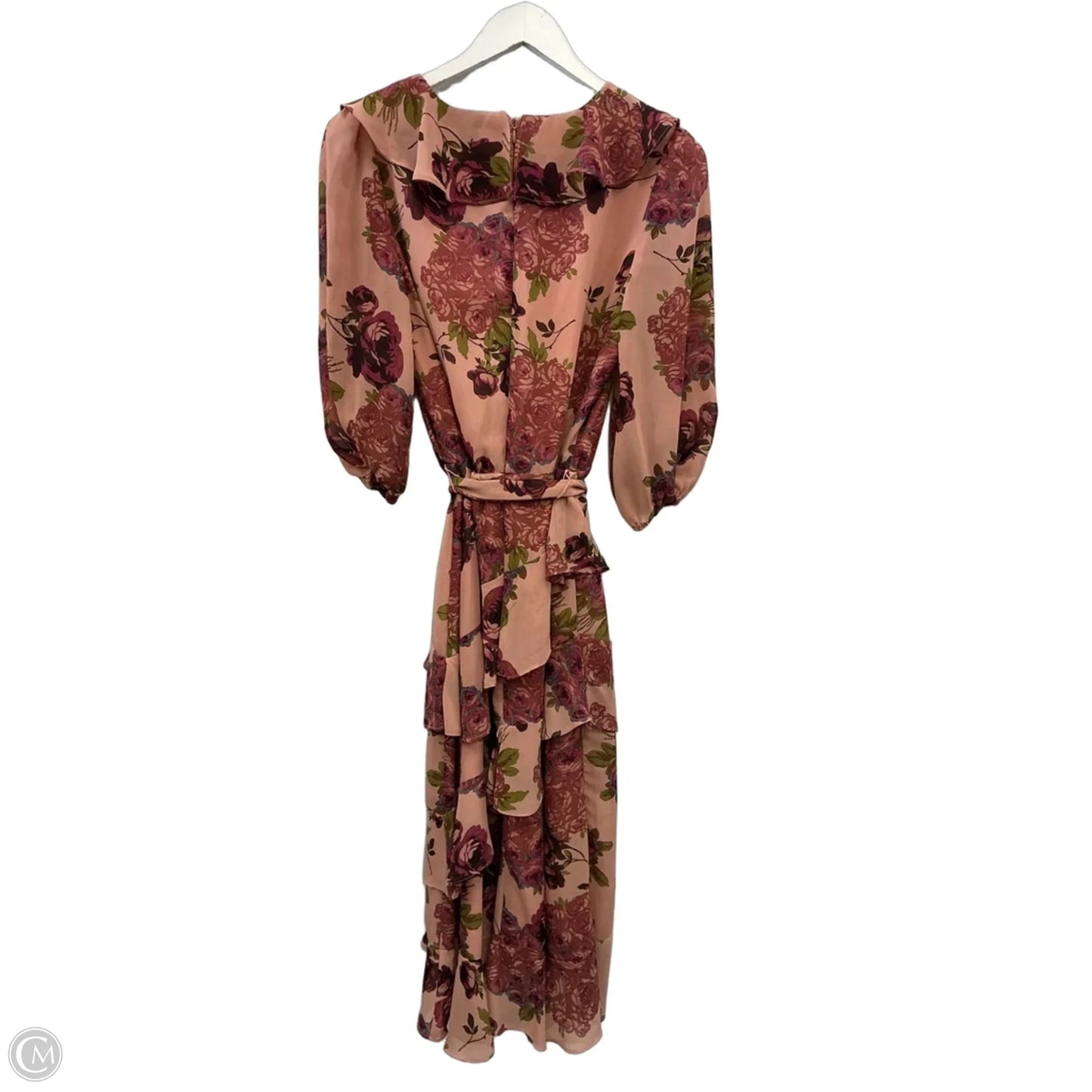 Dress Casual Midi By Betsey Johnson In Mauve, Size: S