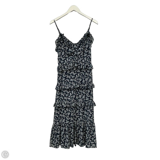 Dress Casual Midi By Michael By Michael Kors In Blue, Size: S