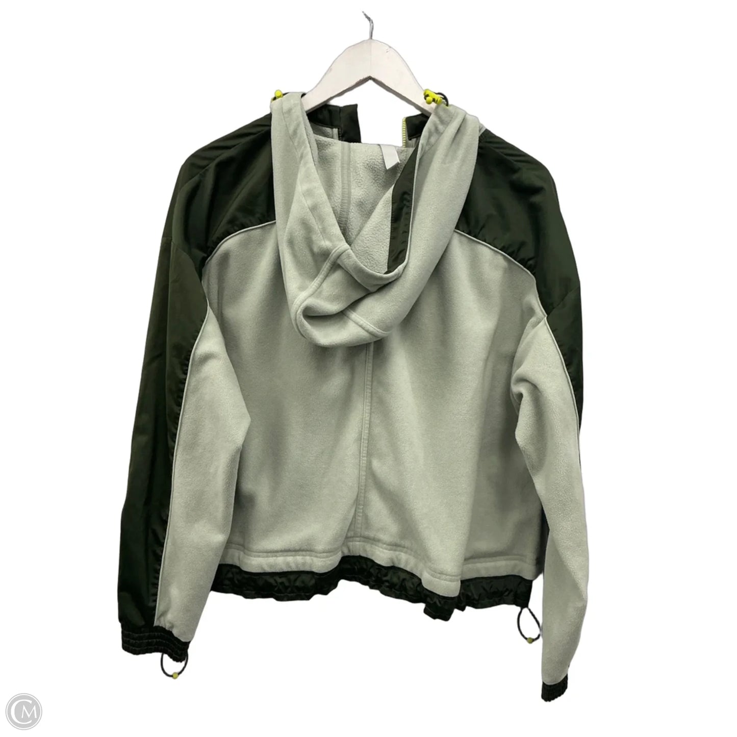 Athletic Top Long Sleeve Hoodie By Athleta In Green, Size: S