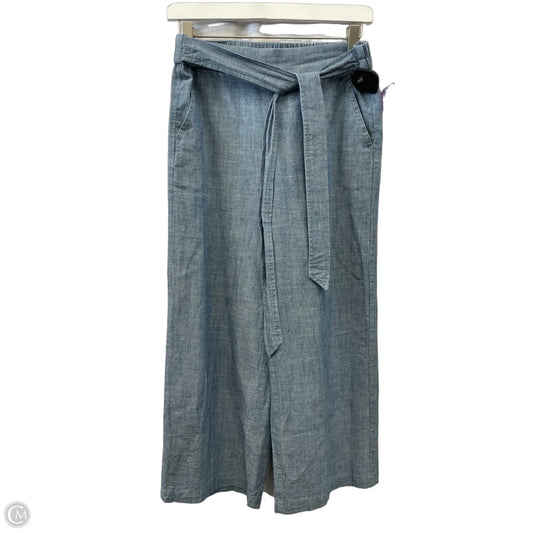 Pants Wide Leg By J. Crew In Blue Denim, Size: 6