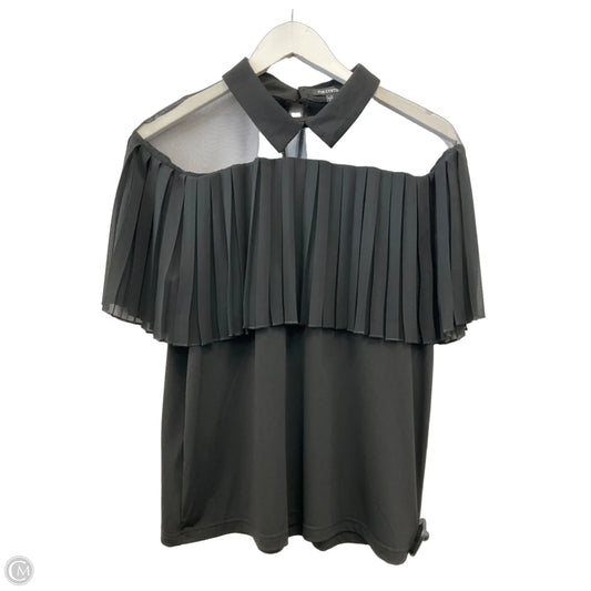 Top Short Sleeve By For Cynthia In Black, Size: L