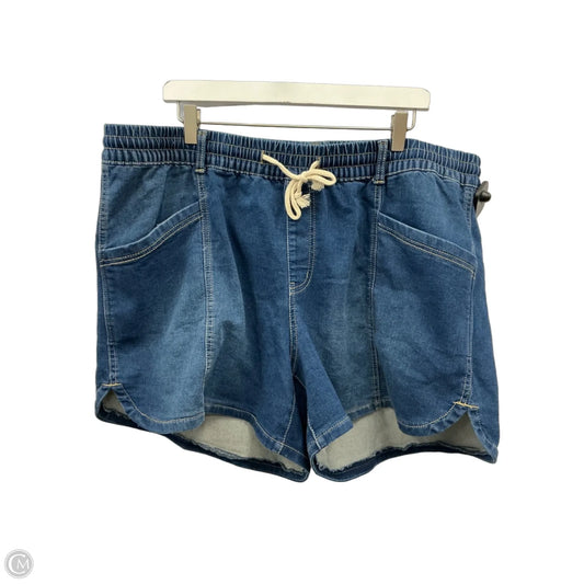 Shorts By Maurices In Blue Denim, Size: 20