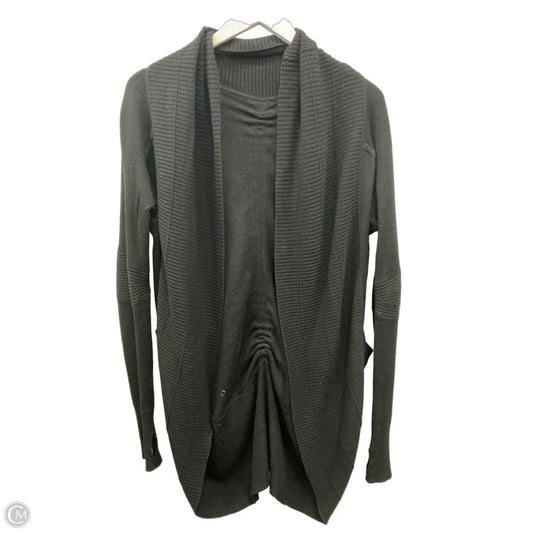 Sweater Cardigan By Lululemon In Black, Size: M