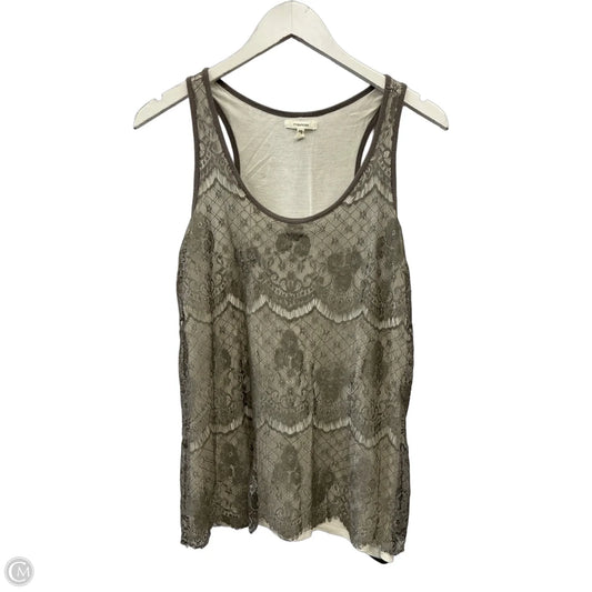 Top Sleeveless By Maurices In Taupe, Size: M