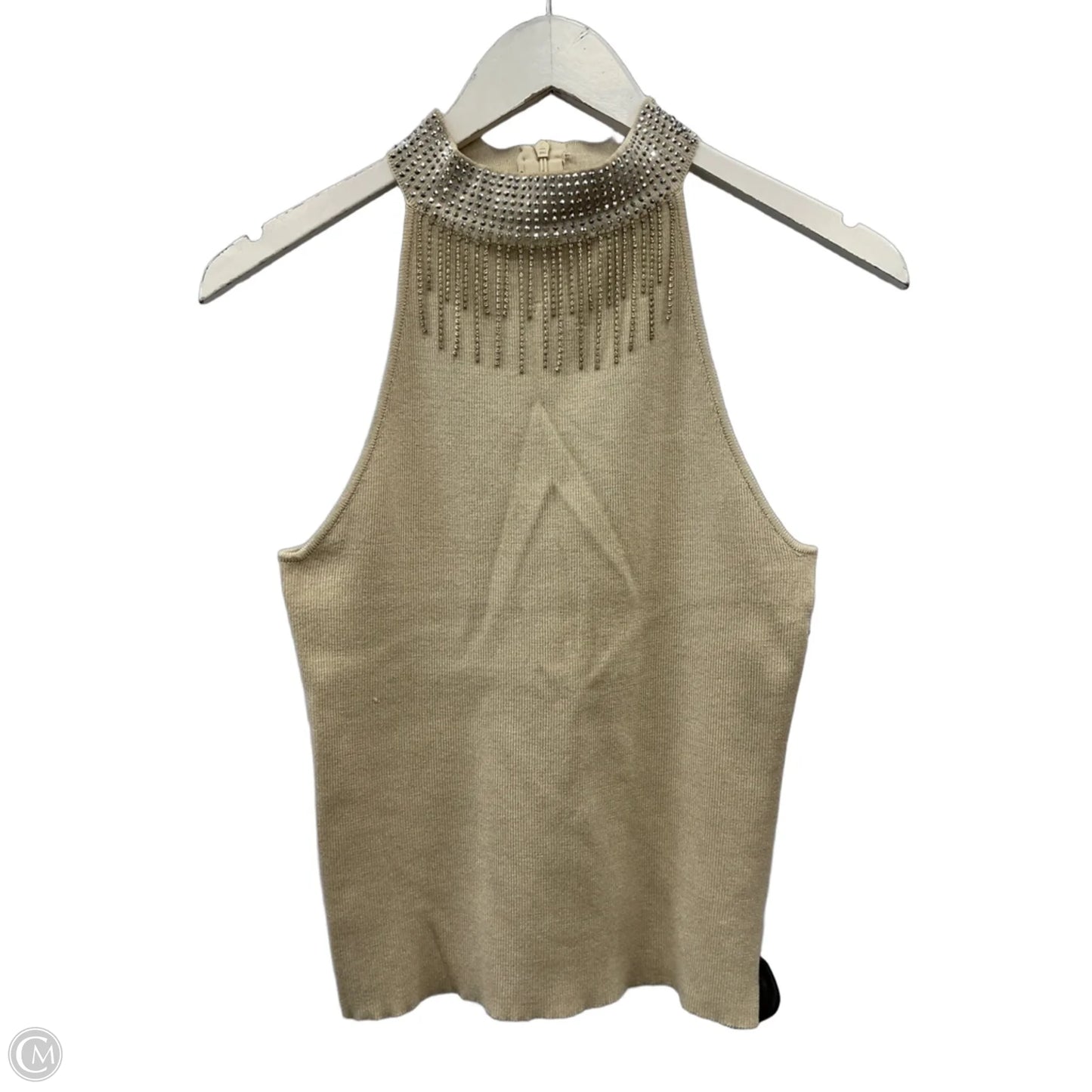 Top Sleeveless By A Love Story In Cream, Size: S