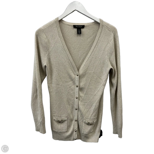 Sweater Cardigan By White House Black Market In Gold, Size: M