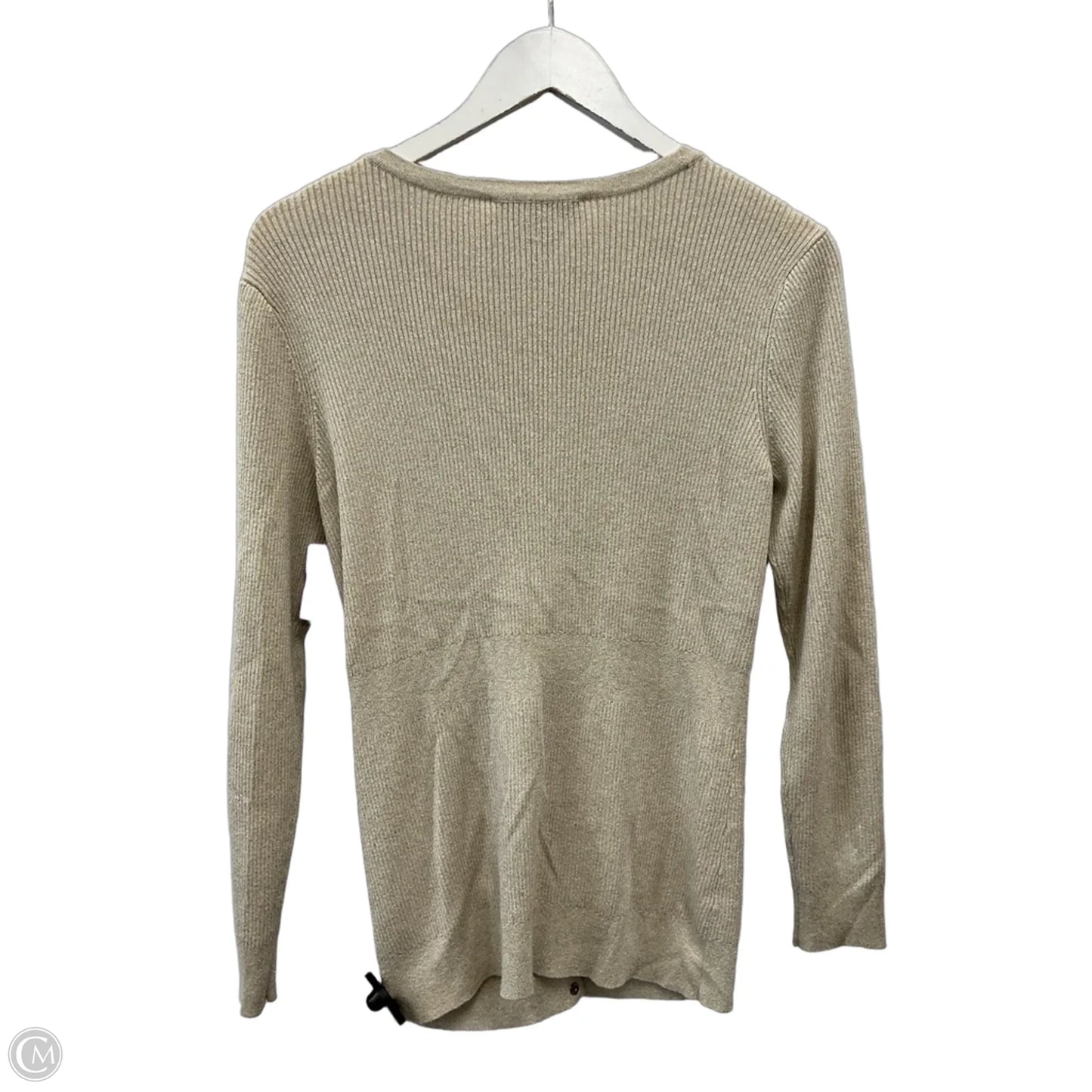 Sweater Cardigan By White House Black Market In Gold, Size: M