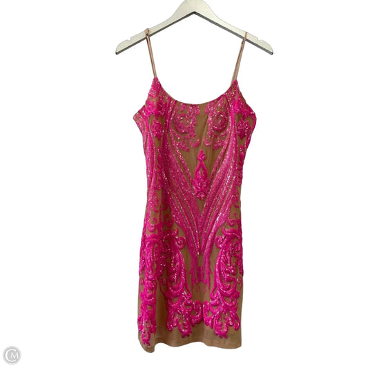 Dress Party Short By Clothes Mentor In Pink, Size: M