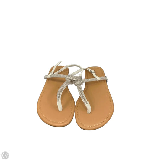 Sandals Flats By Torrid In White, Size: 8.5
