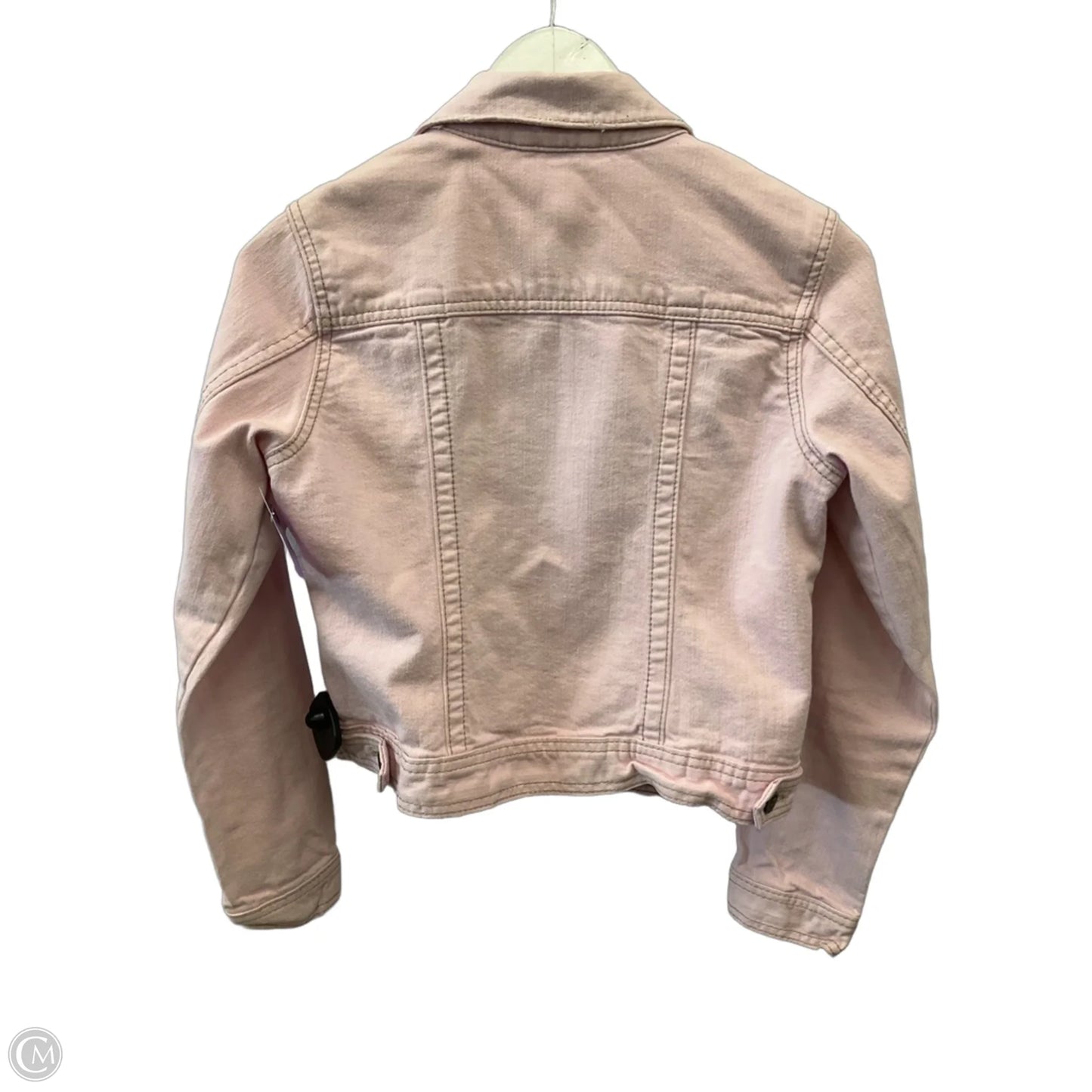 Jacket Denim By Gap In Pink & Purple, Size: Xs