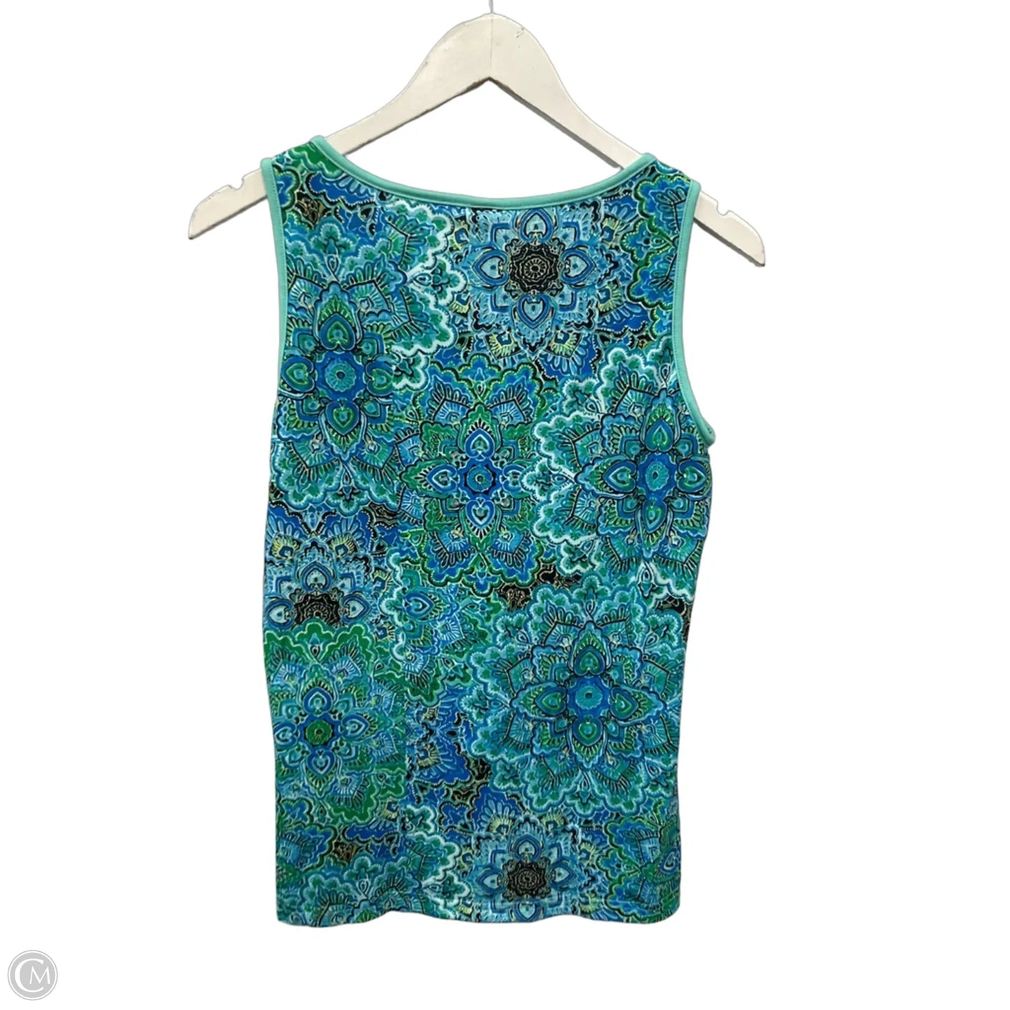 Top Sleeveless By Cme In Green, Size: S