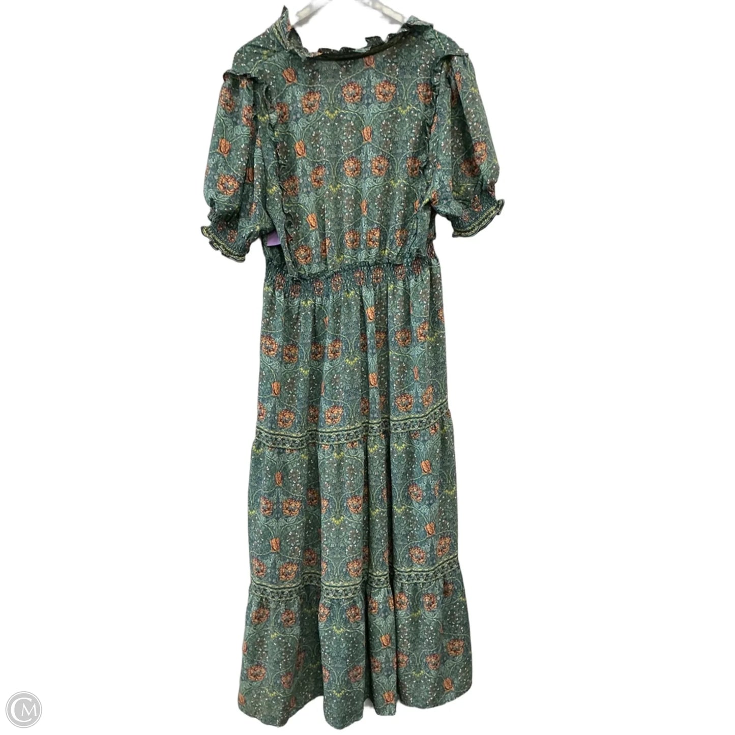 Dress Casual Maxi By Max Studio In Green, Size: 2x