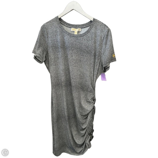 Dress Casual Midi By Michael By Michael Kors In Black & White, Size: Xl