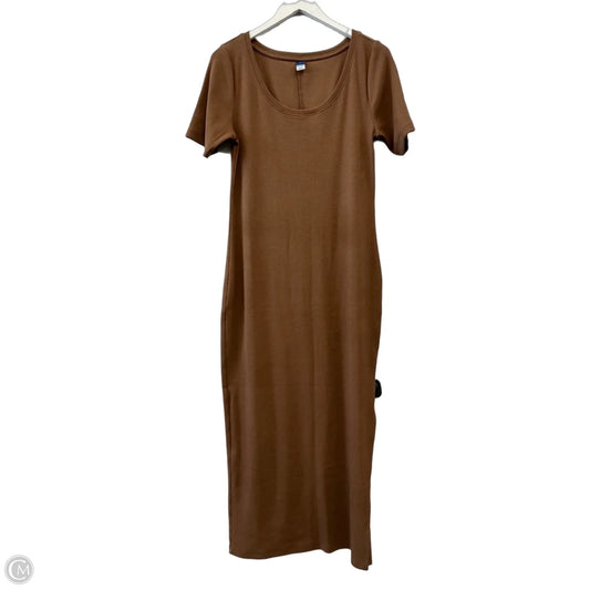 Dress Casual Maxi By Old Navy In Brown, Size: L