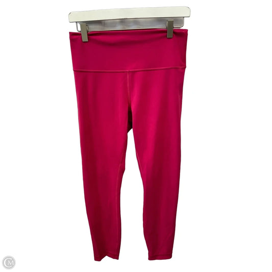 Athletic Leggings By Lululemon In Pink, Size: 10