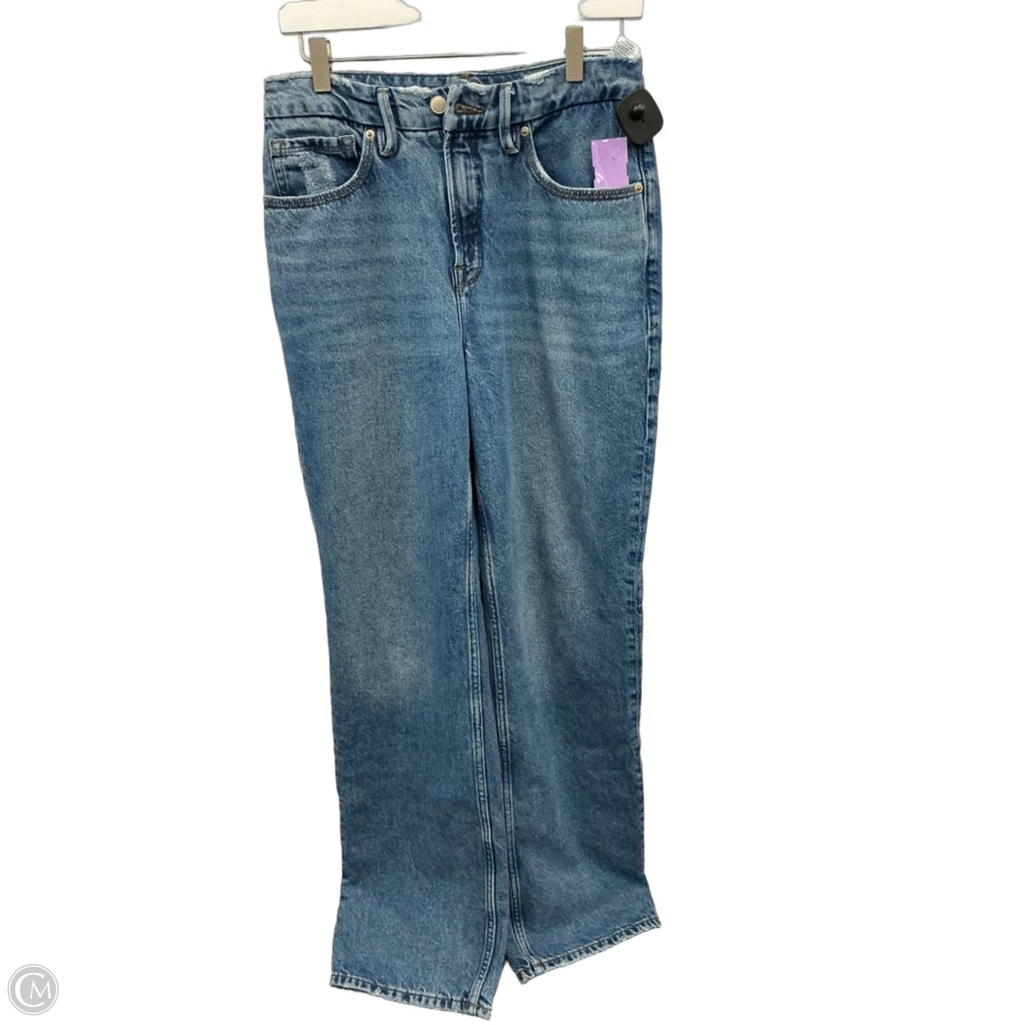Jeans Boyfriend By Good American In Blue Denim, Size: 2