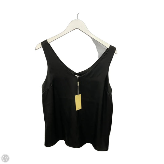 Top Sleeveless By Ekouaer In Black, Size: L