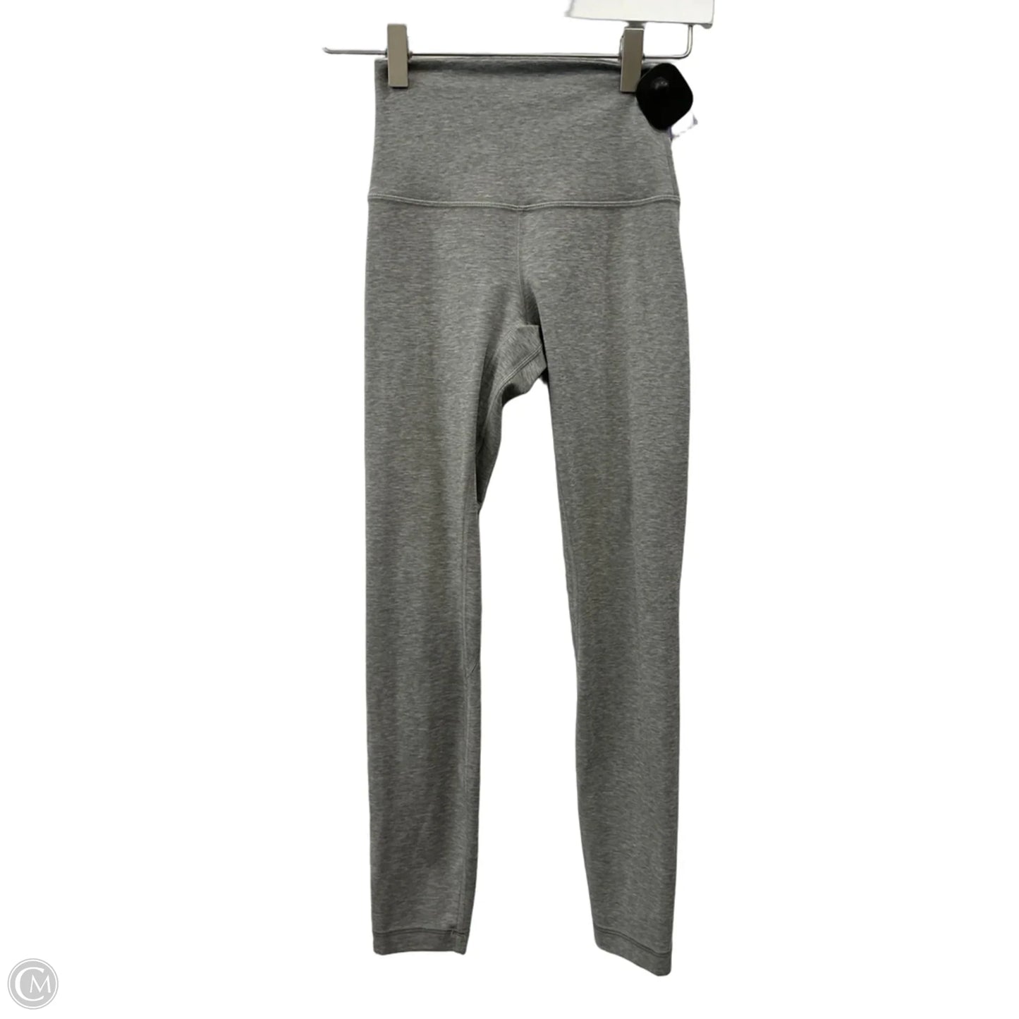 Athletic Leggings By Lululemon In Grey, Size: Xs