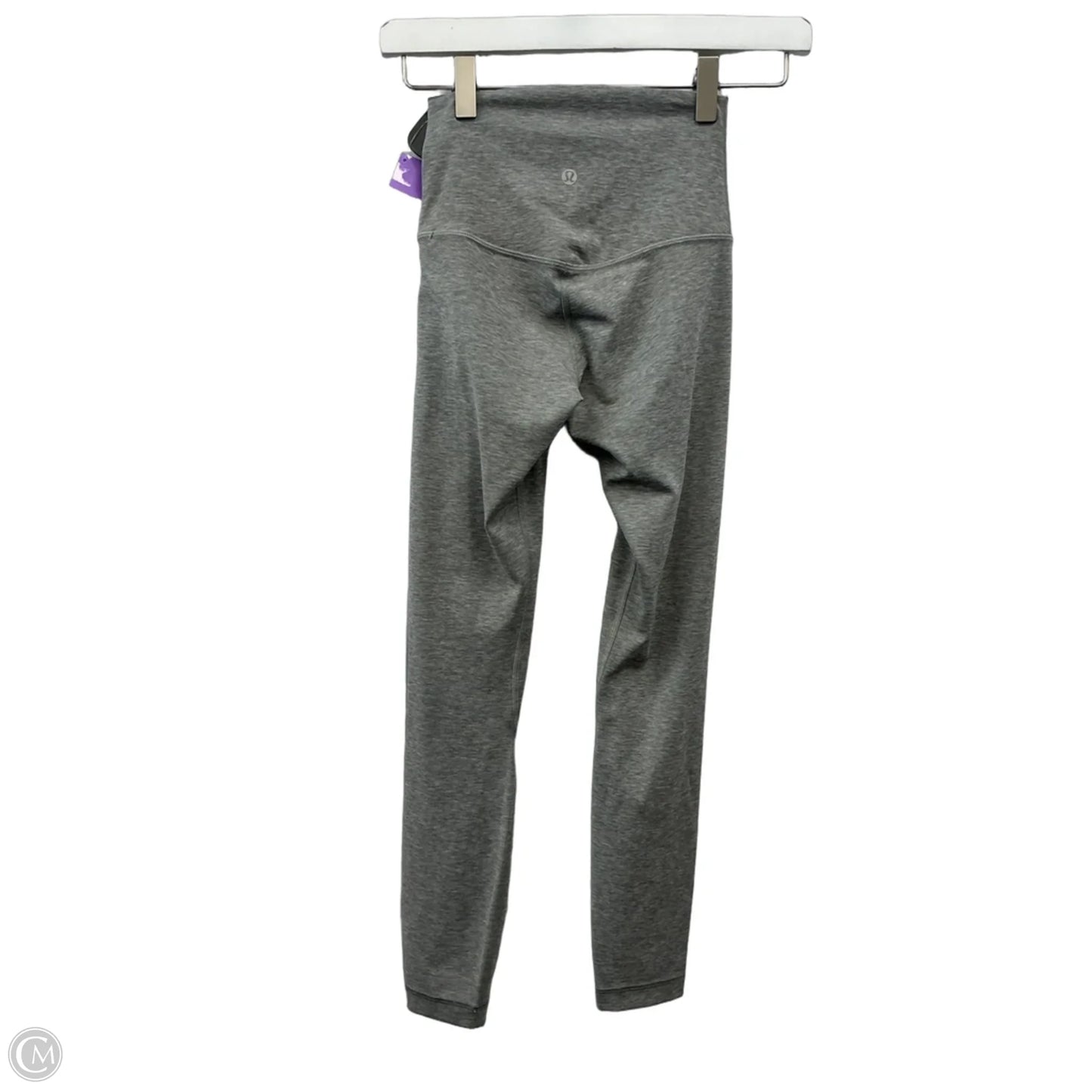 Athletic Leggings By Lululemon In Grey, Size: Xs