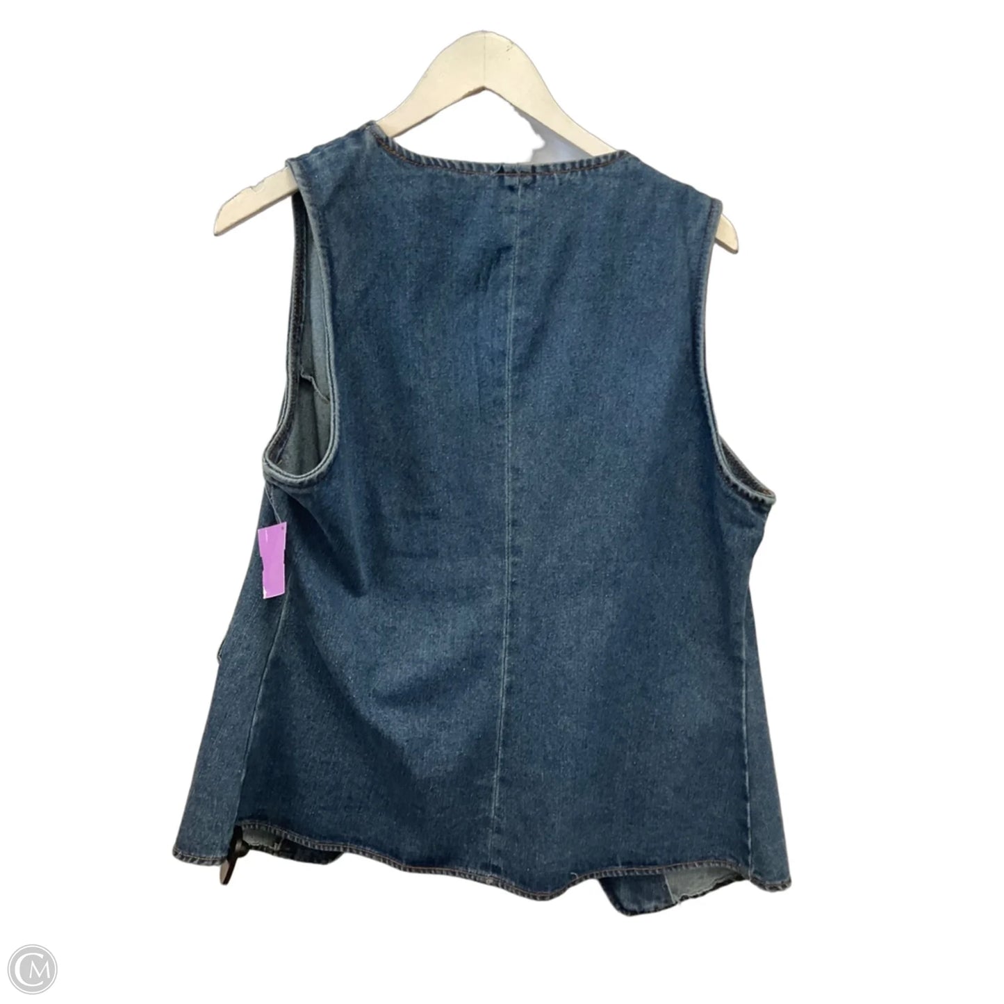Vest Other By Vigoss In Blue Denim, Size: Xl