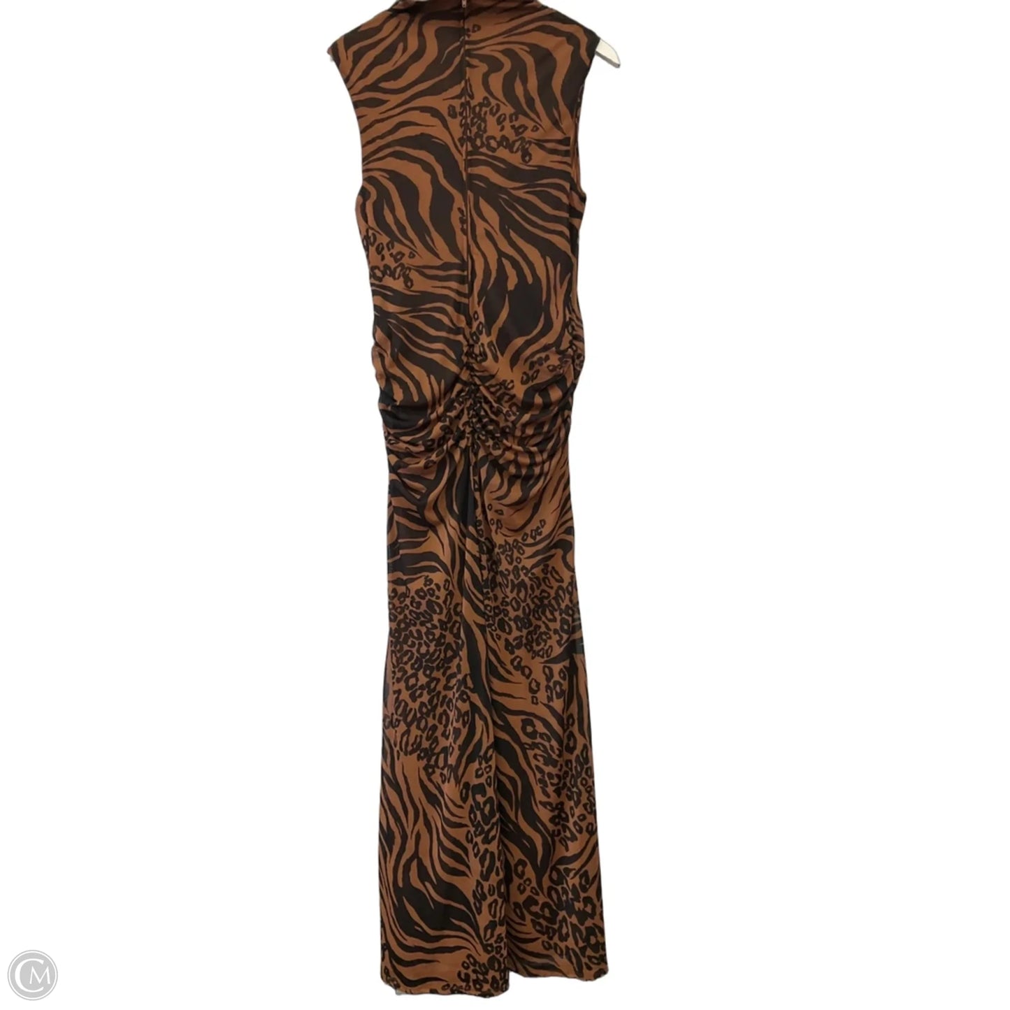 Dress Casual Maxi By Premier Amour In Animal Print, Size: L