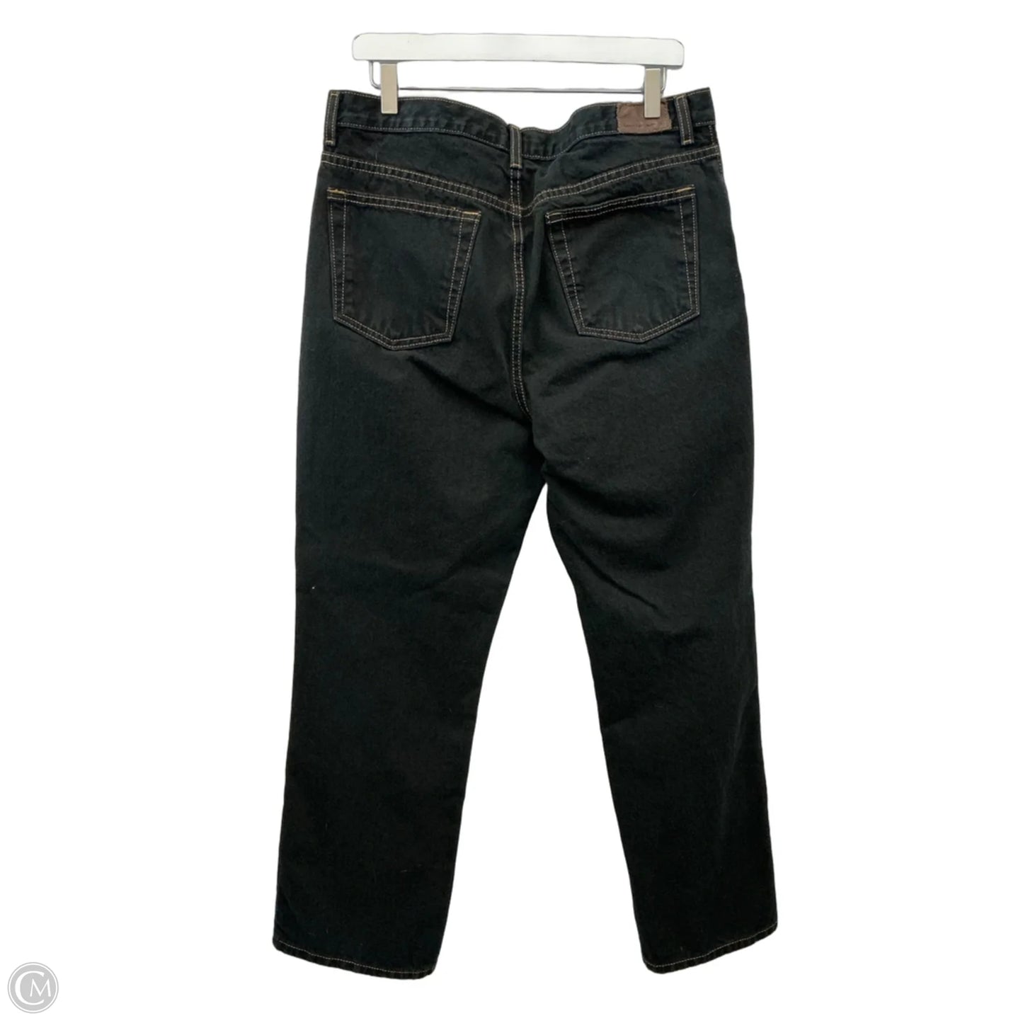 Jeans Boot Cut By Calvin Klein In Black, Size: 14