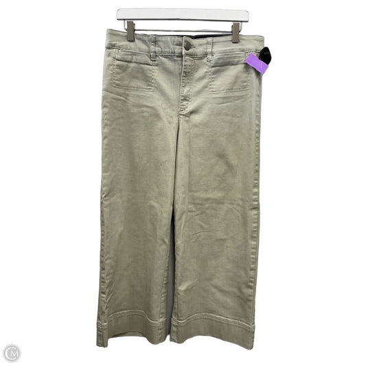 Jeans Wide Leg By Clothes Mentor In Cream, Size: 14