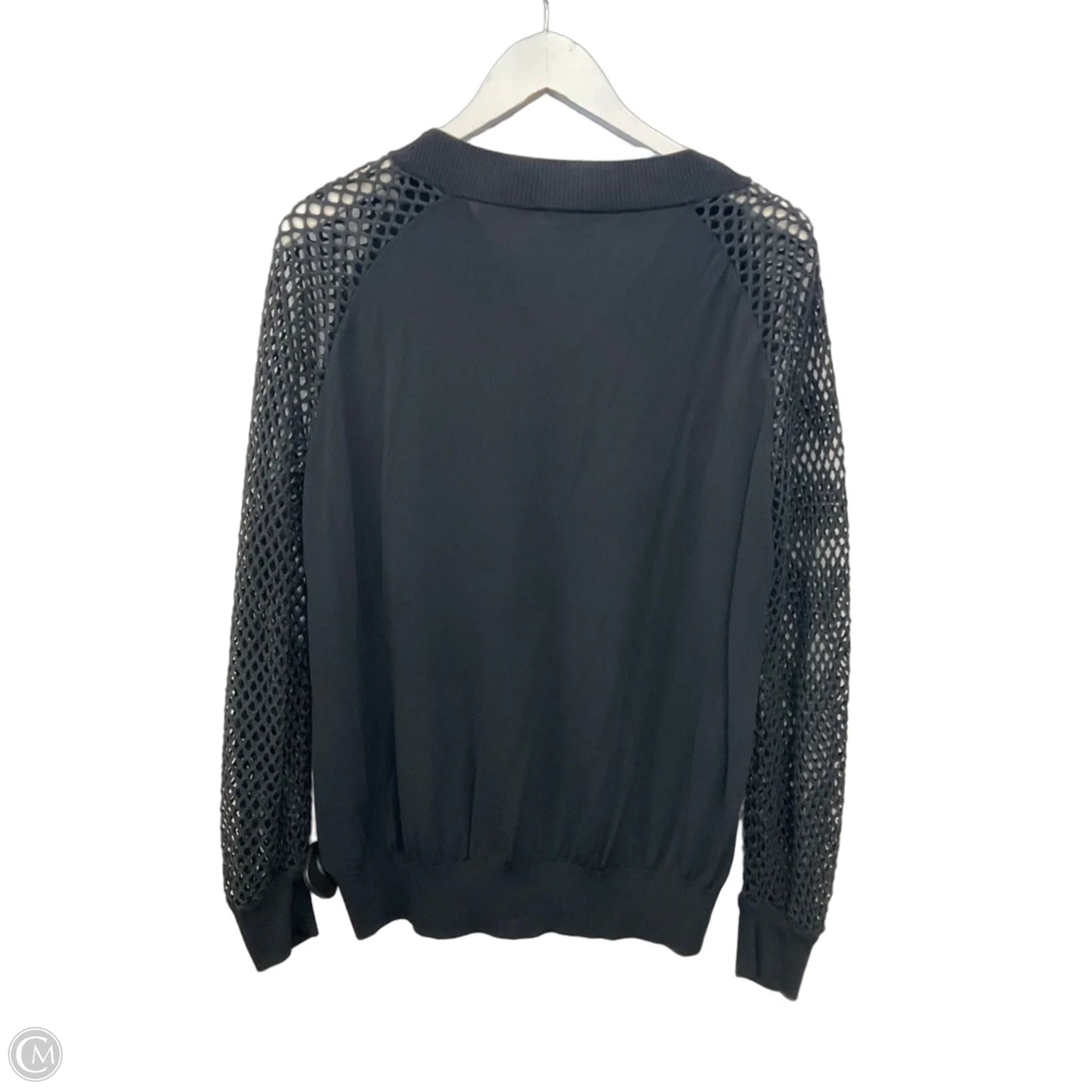 Top Long Sleeve By Akris In Black, Size: L