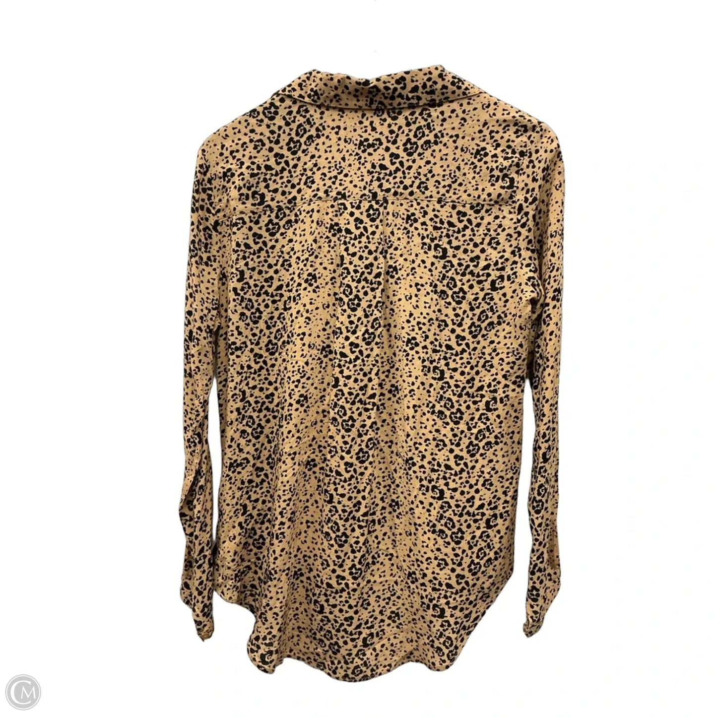 Top Long Sleeve By Cloth & Stone In Animal Print, Size: S