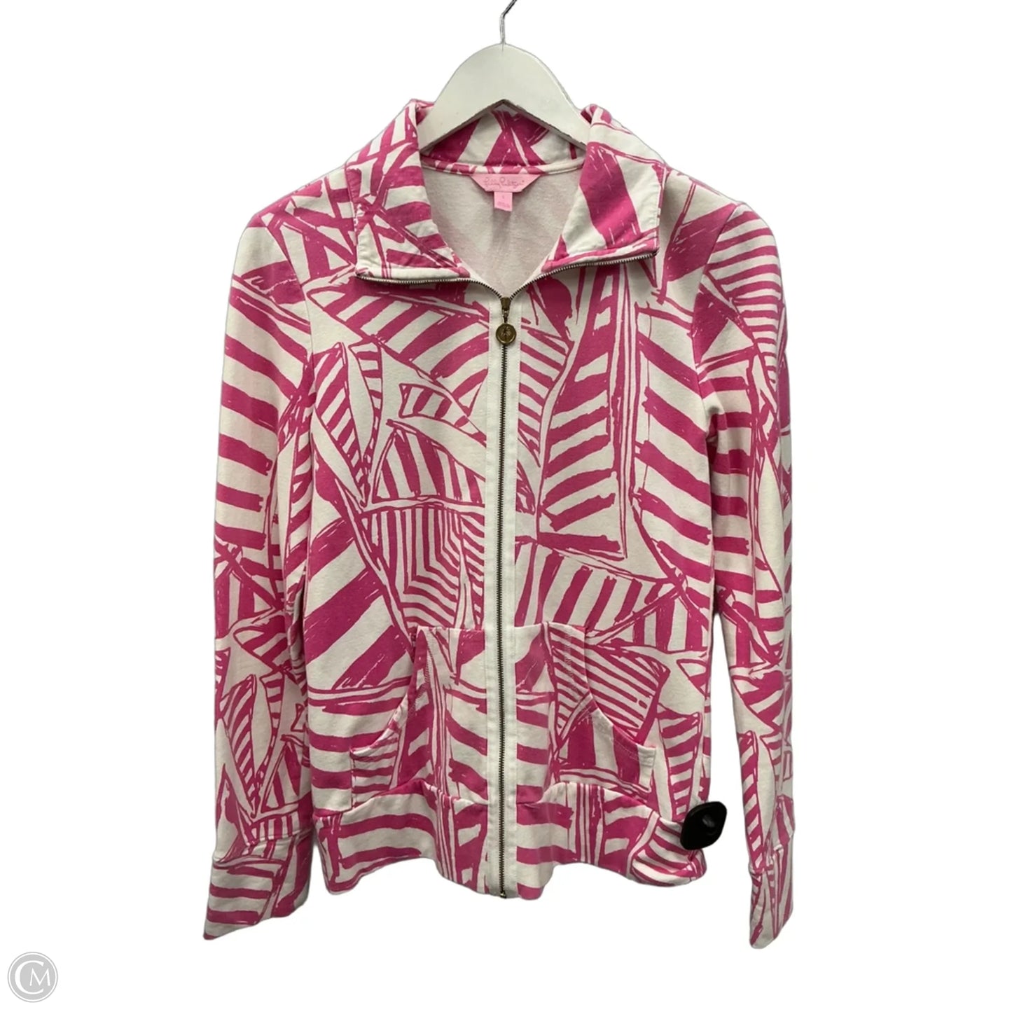 Jacket Other By Lilly Pulitzer In Pink & White, Size: S