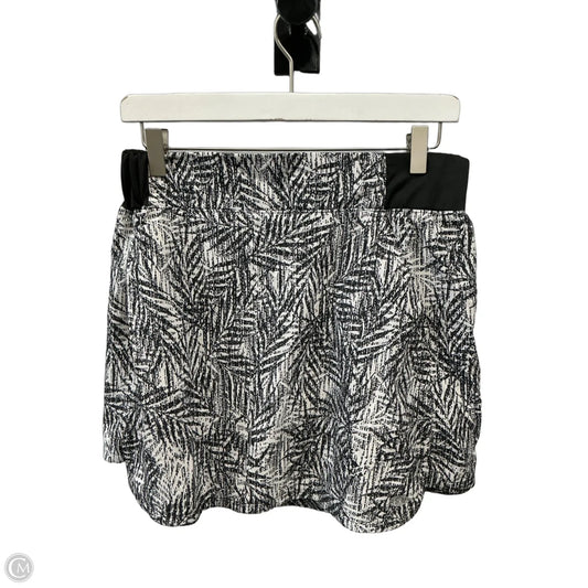 Athletic Skort By Reel Legends In Black & White, Size: M