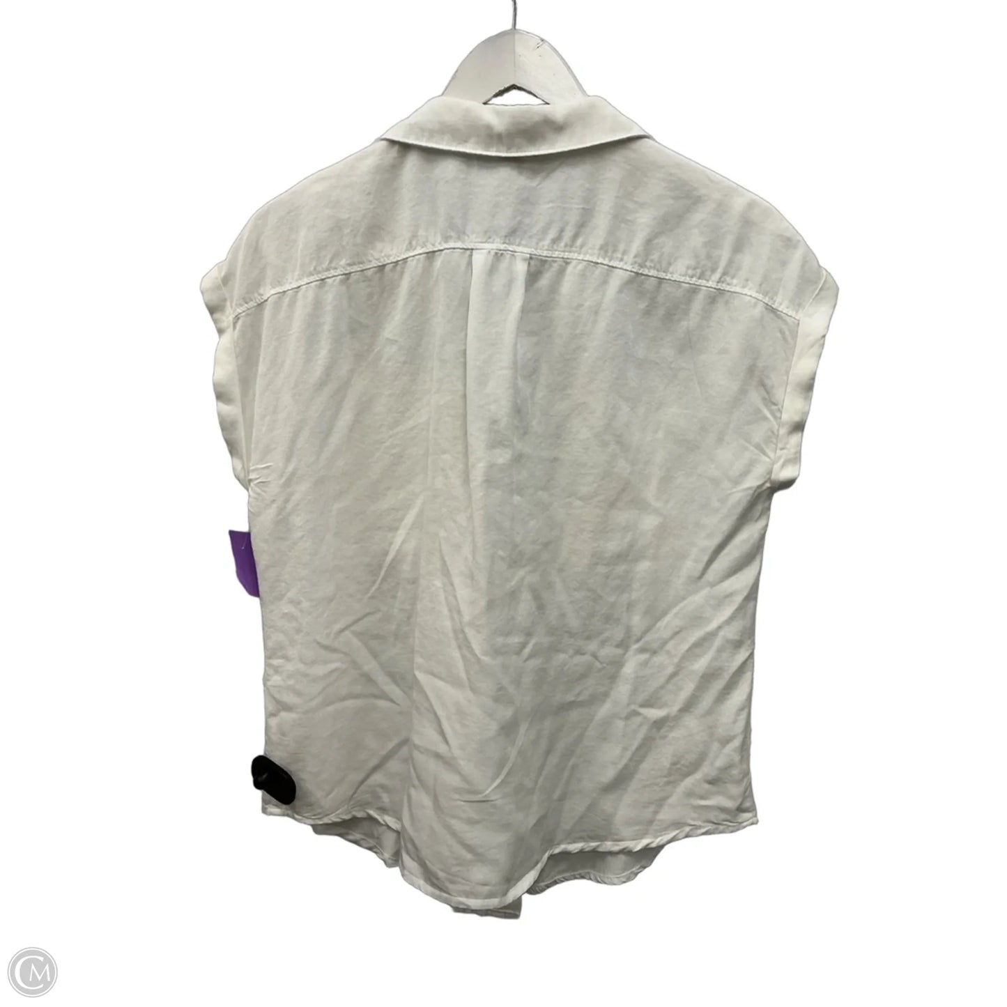 Top Short Sleeve By Love Tree In White, Size: S