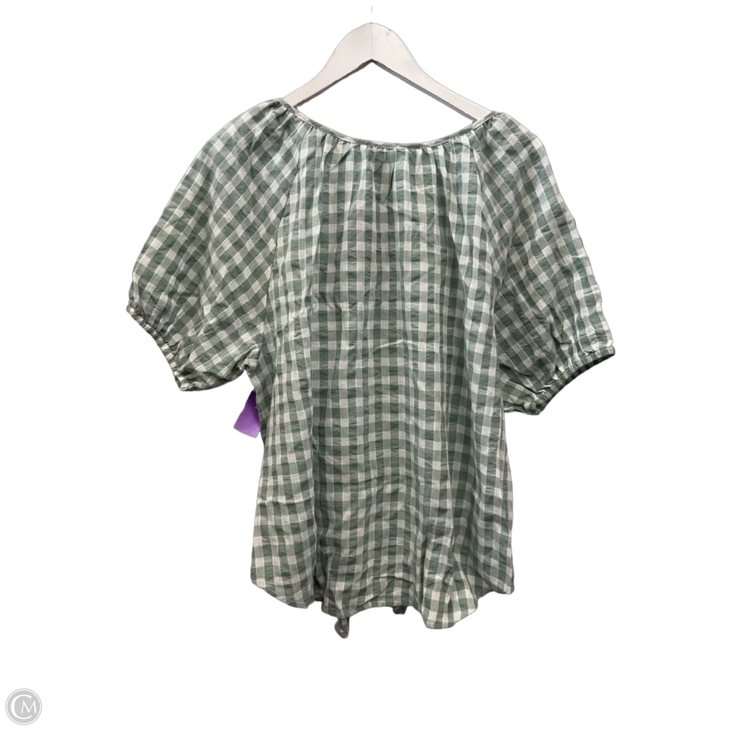 Top Short Sleeve By Clothes Mentor In Green, Size: L