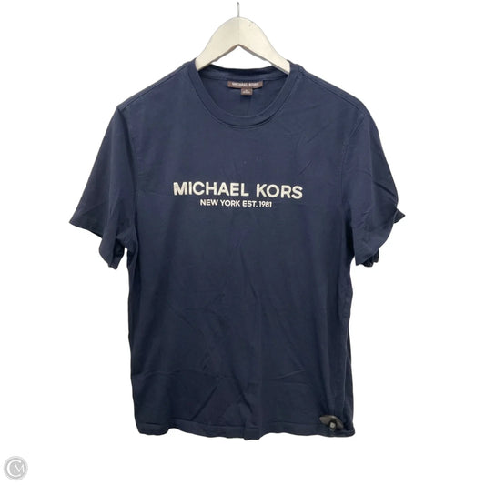 Top Short Sleeve By Michael By Michael Kors In Navy, Size: M