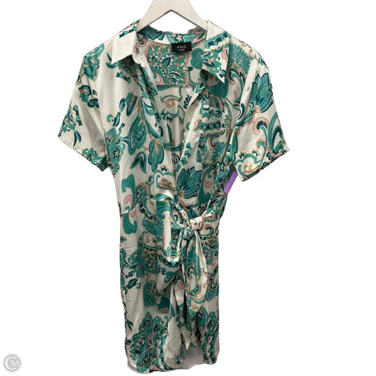 Dress Casual Midi By Vici In Aqua, Size: L