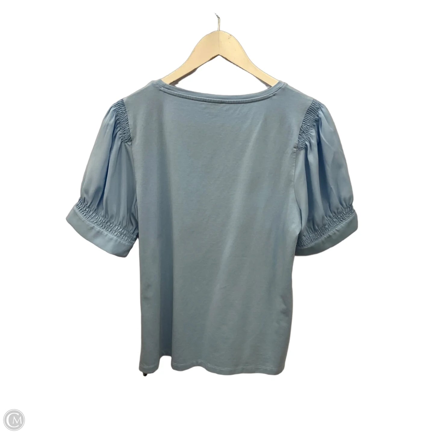 Top Short Sleeve By Talbots In Blue, Size: M