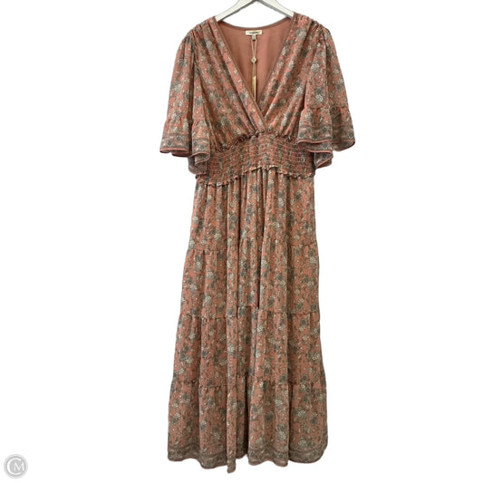 Dress Casual Maxi By Max Studio In Peach, Size: Xl