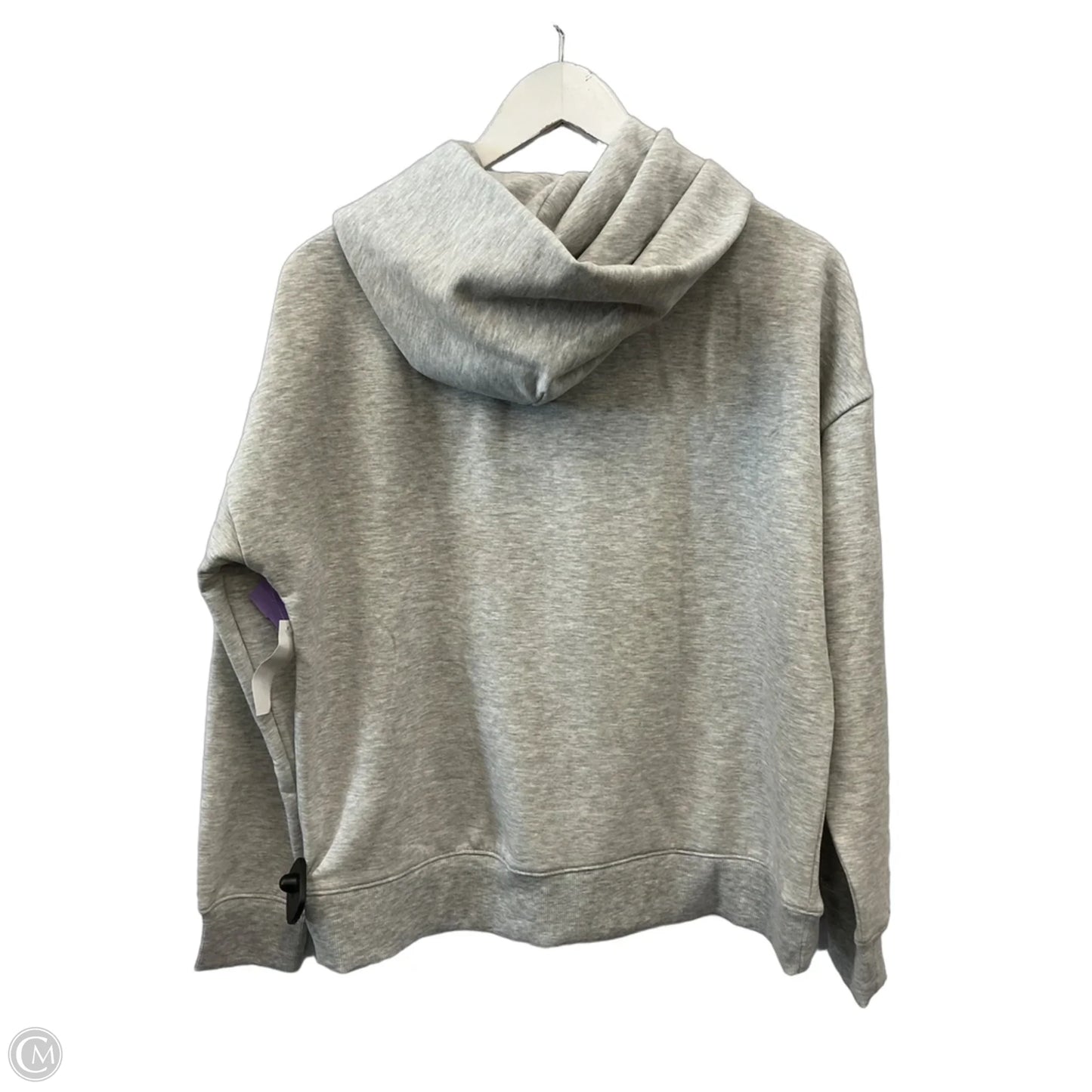 Sweatshirt Hoodie By Athletic Works In Grey, Size: M