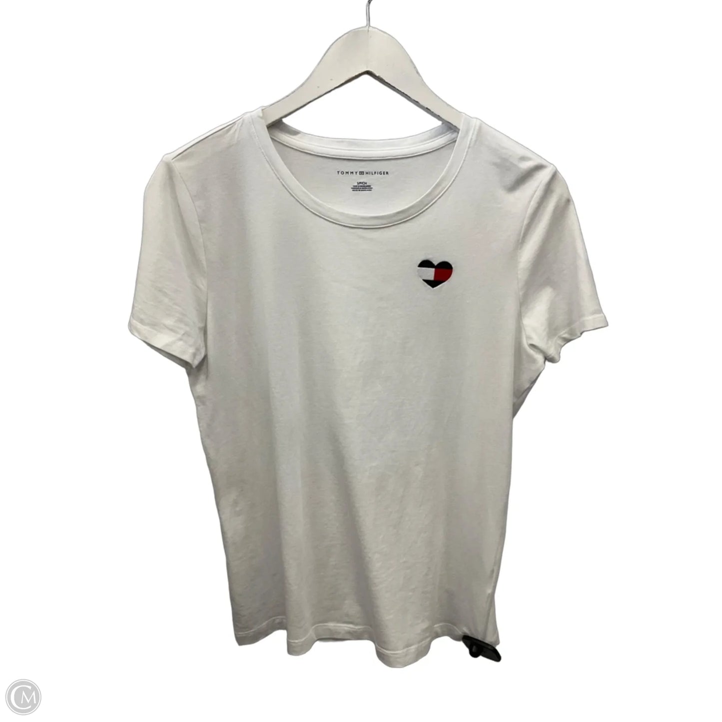 Top Short Sleeve Basic By Tommy Hilfiger In White, Size: S