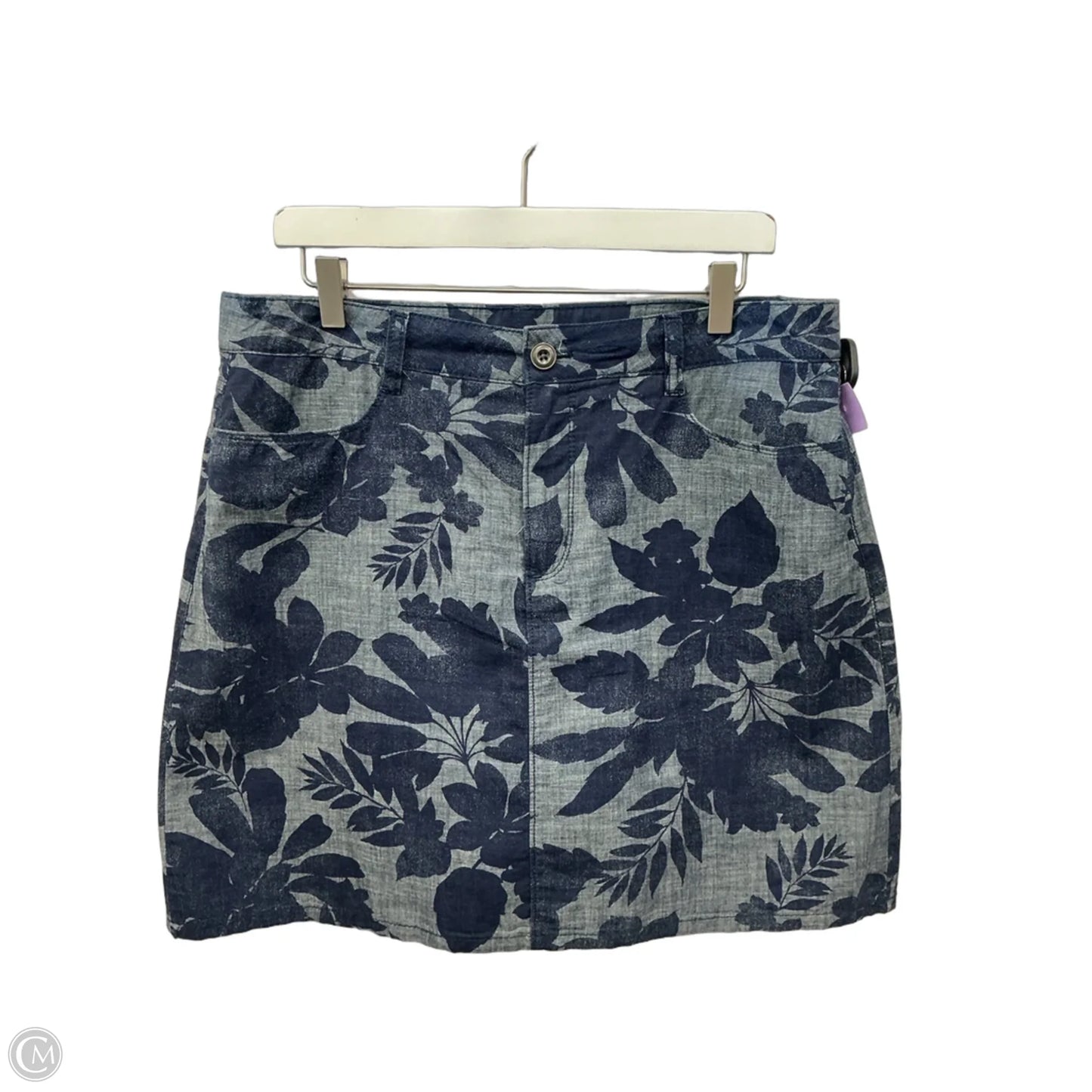 Skort By Croft And Barrow In Blue, Size: 14