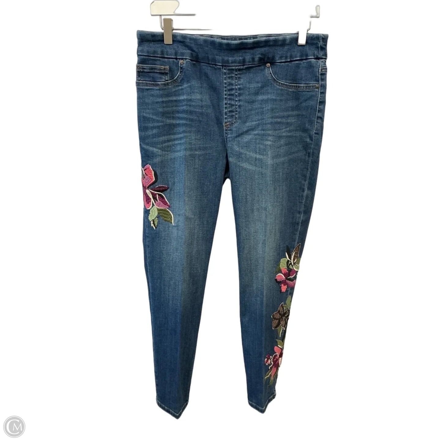 Jeans Jeggings By Chicos In Blue Denim, Size: 8