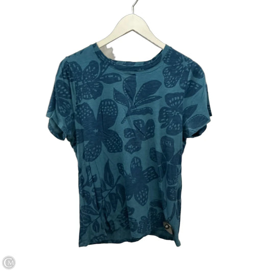Top Short Sleeve By Sonoma In Blue, Size: M