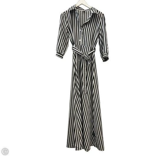 Dress Casual Maxi By Shein In Black & White, Size: M
